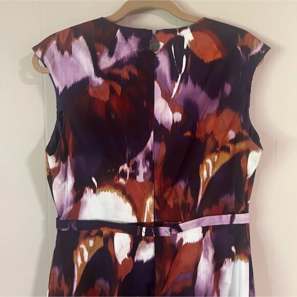 NWOT Elie Tahari Chili Violetta Jamie Sheath Dress Size 6 - Picture 5 of 10